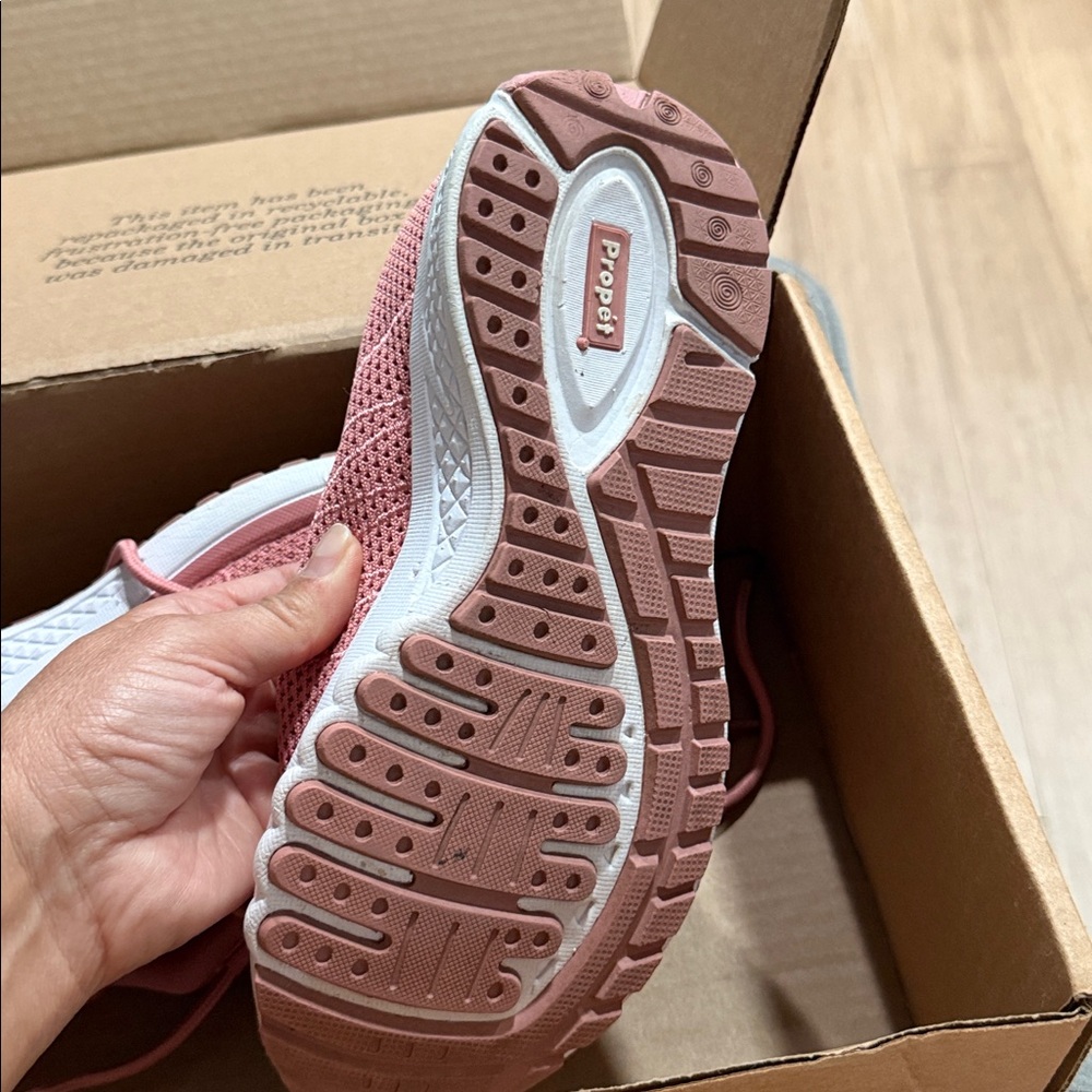 Propet Ortholite Women's Pink Mauve Athletic Sneakers - Picture 3 of 6